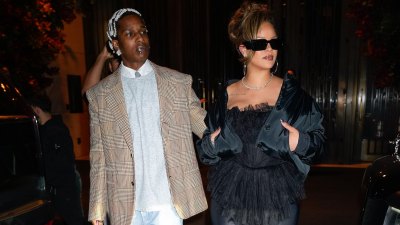 ASAP Rocky and Rihanna Stylish Date Night