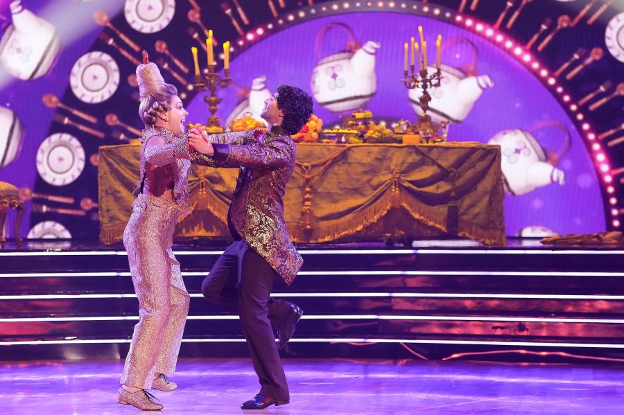 Alyson Hannigan and Sasha Farber Dancing With the Stars Celebrates 100 Years of Disney