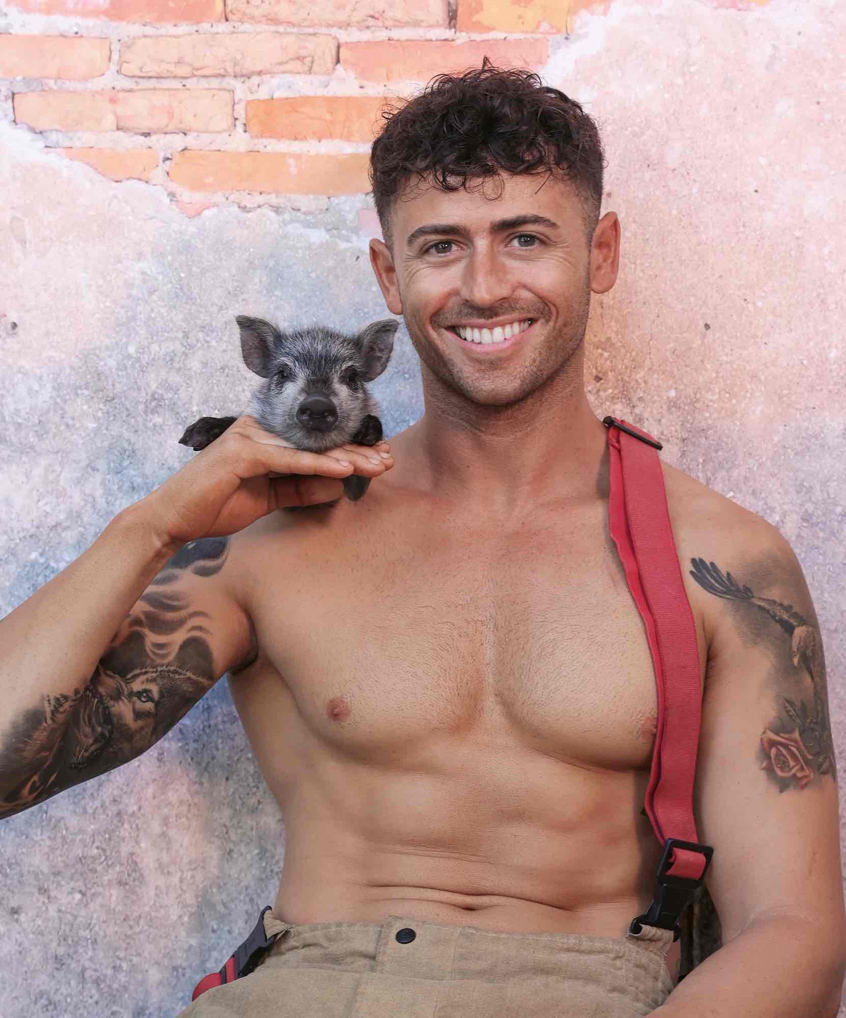 Australia Firefighters Pose With Cute Animals for Sexy 2024 Calendar