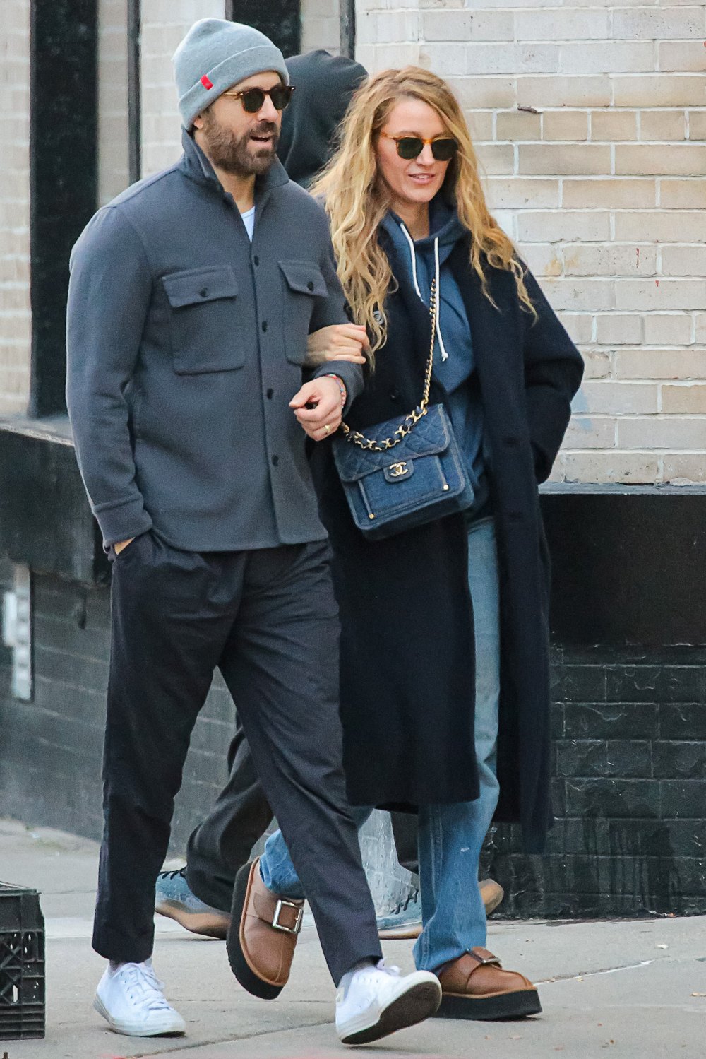 Blake Lively and Ryan Reynolds Coordinate in Fall Looks