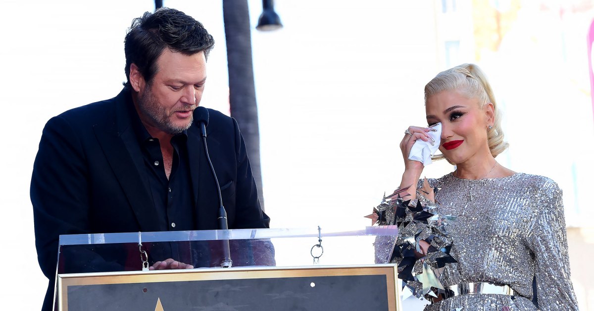 Blake Shelton Brings Gwen Stefani to Tears at Walk of Fame Ceremony Blake Shelton Brings Gwen Stefani to Tears at Walk of Fame Ceremony