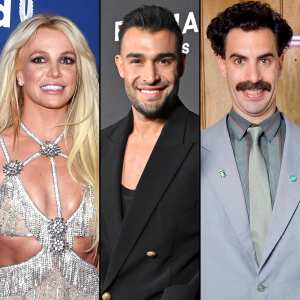 Britney Spears’ Ex Sam Asghari Says He Wants to Sleep With Borat, Brags About His ‘Great’ Ass