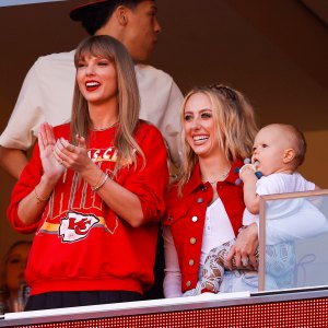 Brittany Mahomes Is Living Her 'Wildest Dreams' With Gifted '1989' Cardigan From Taylor Swift