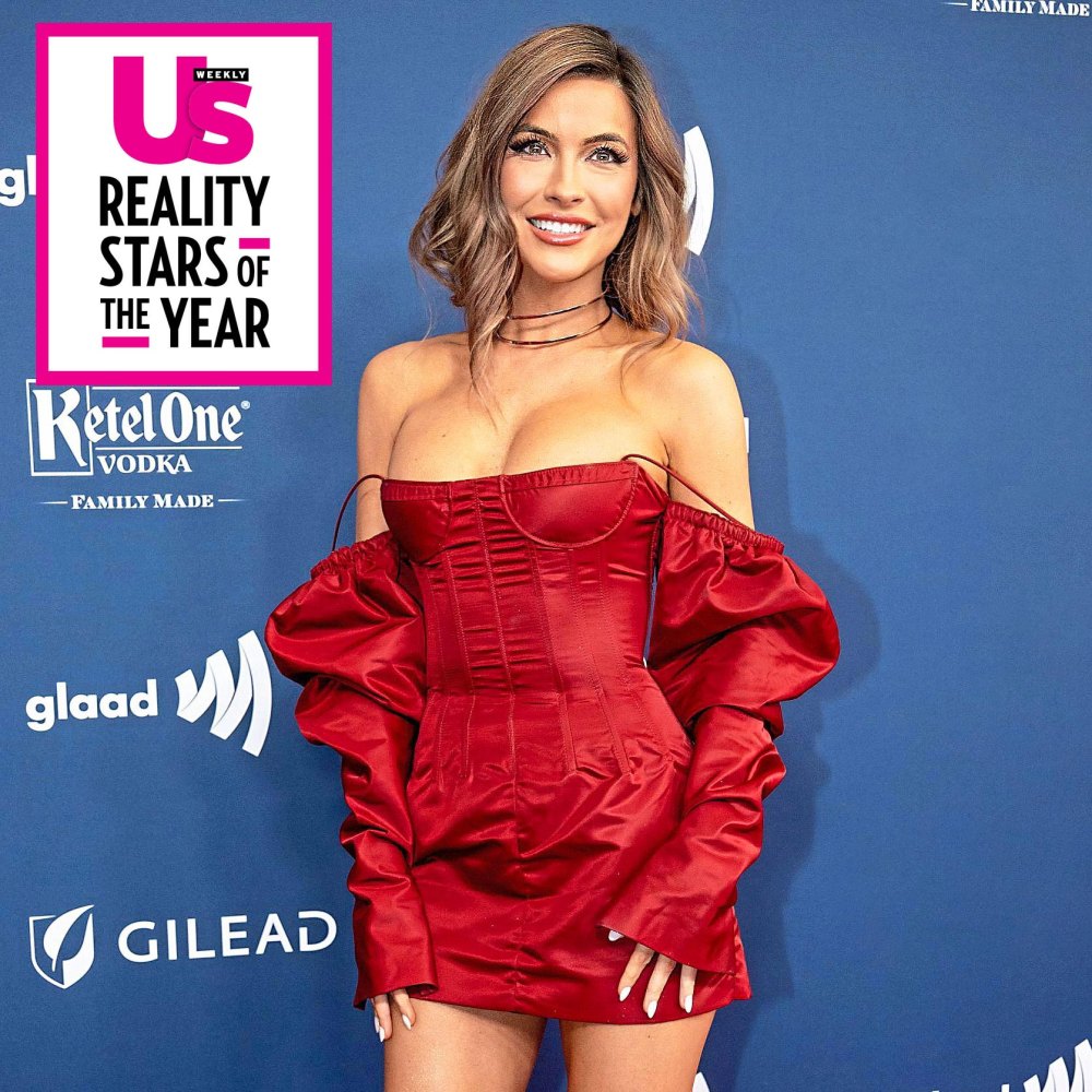 Chrishell Stause Us Weeklys Top 10 Reality Stars of the Year Button