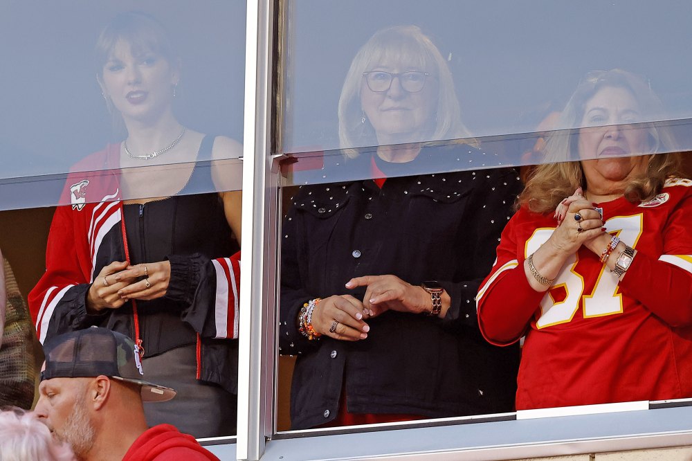 Donna Kelce Sports Taylor Swift-Inspired Bracelets at Chiefs Game