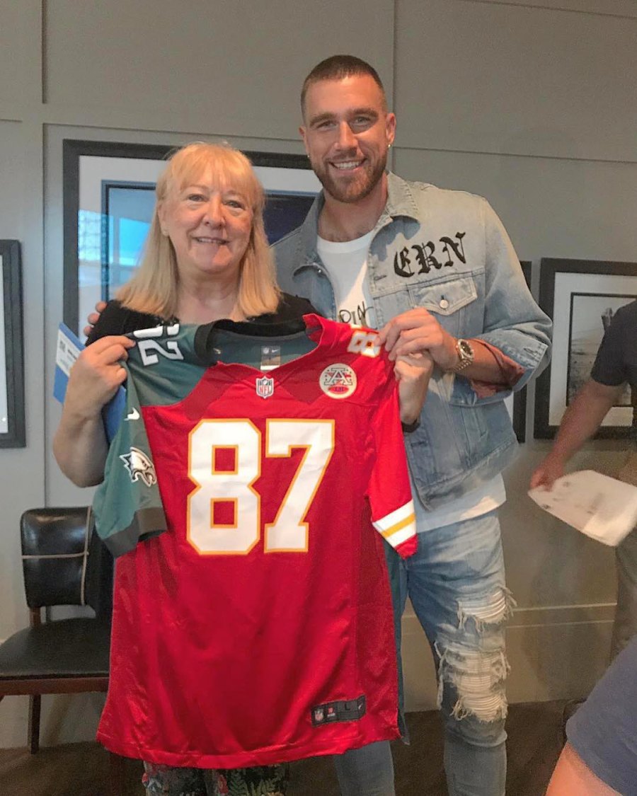Donna Kelce s Sweetest Moments With Sons Travis Kelce and Jason Kelce