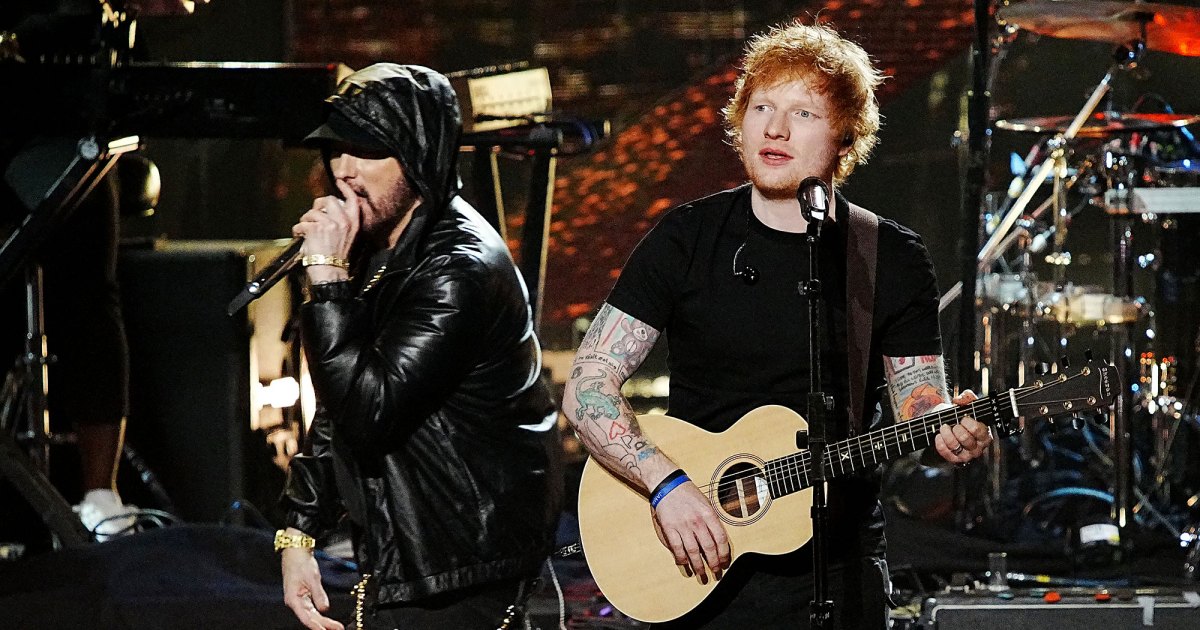 Ed Sheeran Describes How He Got Eminem to Join Him for Show #Eminem