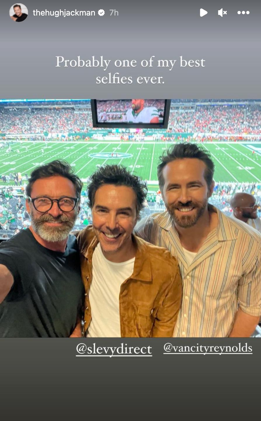 Hugh Jackman Proves He Had the Time of His Life at the Chiefs Games With Star-Studded Selfies