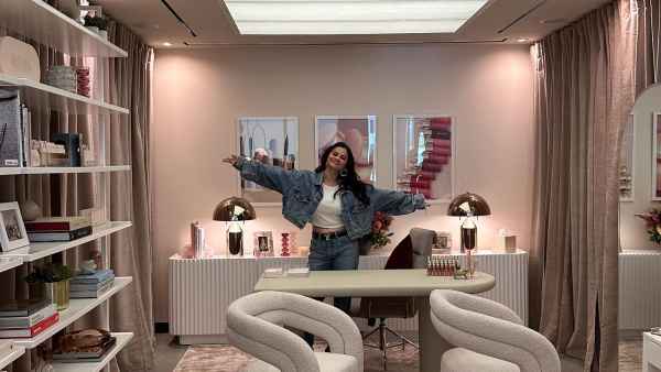 FEATURE Inside Selena Gomezs Rare Beautys Cozy and Luxurious Office