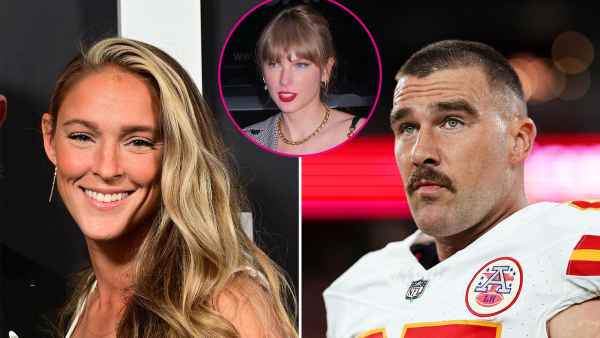 Kylie Kelce Told Travis Kelce to Fall in Love While Rocking His Mustache — and Then He Met Taylor Swift 259