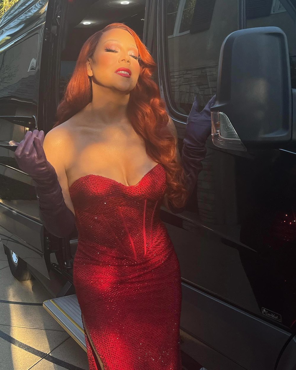 Mariah Carey est la vraie Jessica Rabbit dans son costume emblématique d'Halloween