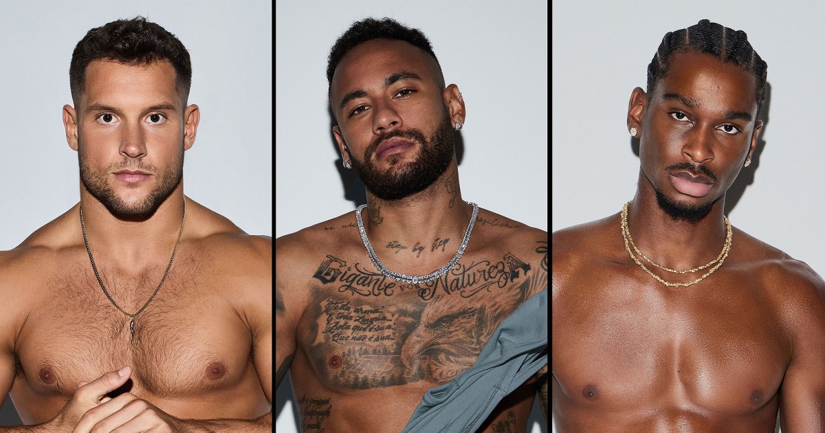 Neymar Jr., Nick Bosa, Shai Gilgeous-Alexander Model SKIMS Men's Underwear
