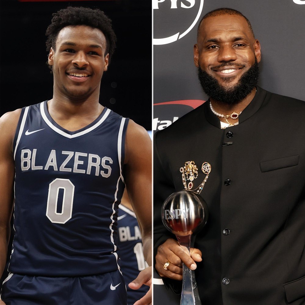 No Surprise Bronny James Names Father LeBron as His Favorite Player of All Time 694