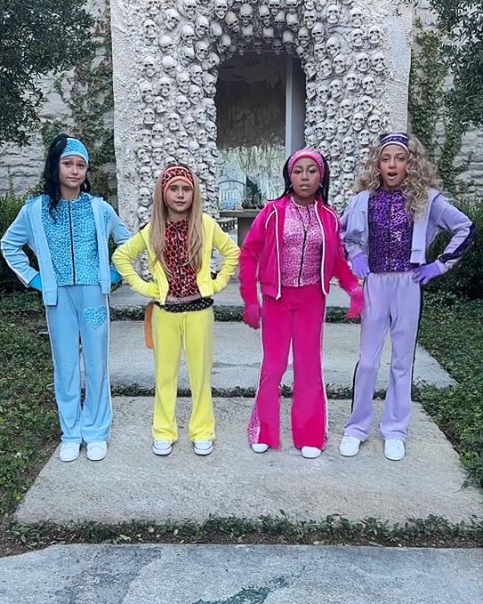 North West and Penelope Disick Take Us Back in Time With Epic Cheetah Girls Halloween Costumes 698