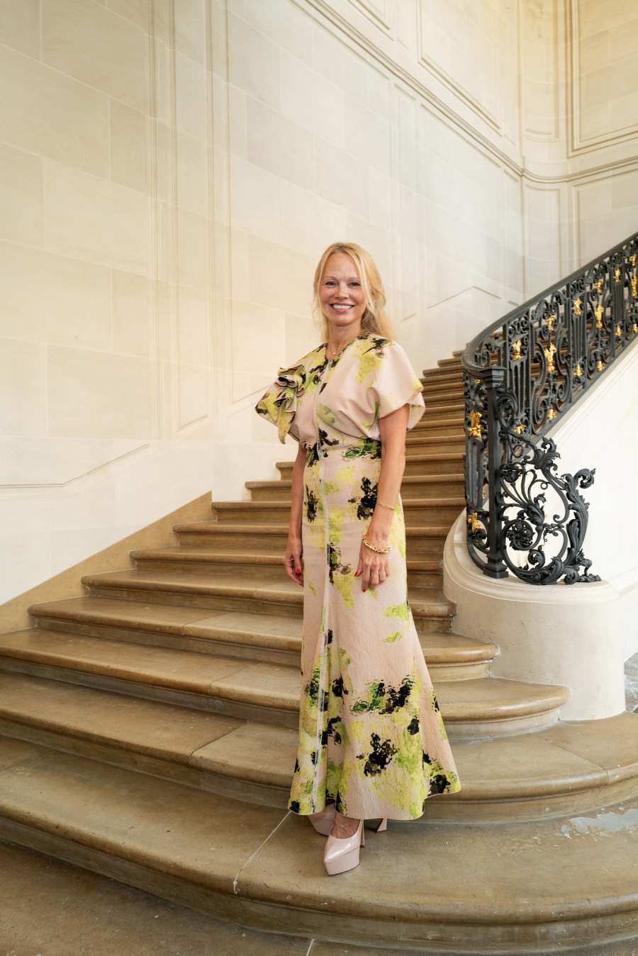 Pam Anderson Makeup Free at PFW
