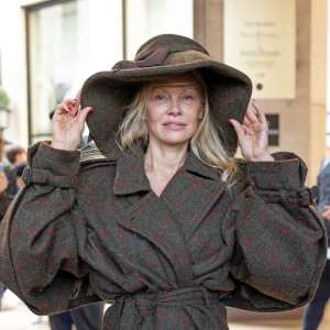Pam Anderson Makeup Free at PFW