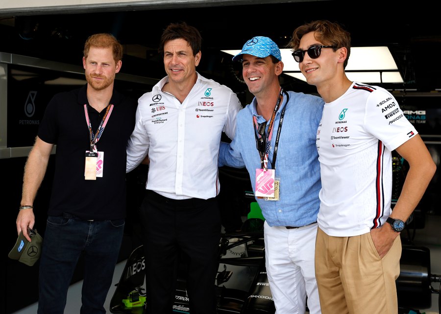 Prince Harry Attends the Formula 1 U.S. Grand Prix in Texas