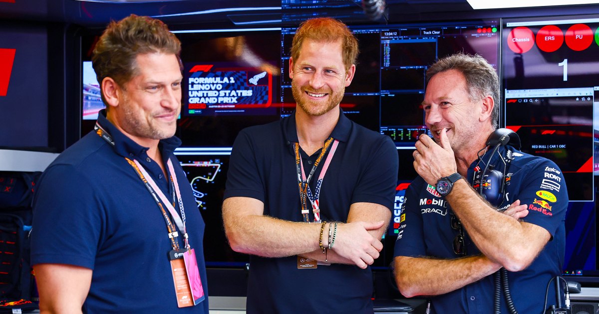 Prince Harry Attends the Formula 1 US Grand Prix in