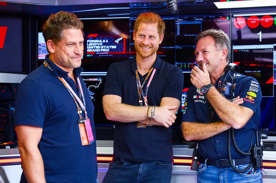 Prince Harry Attends the Formula 1 U.S. Grand Prix in Texas
