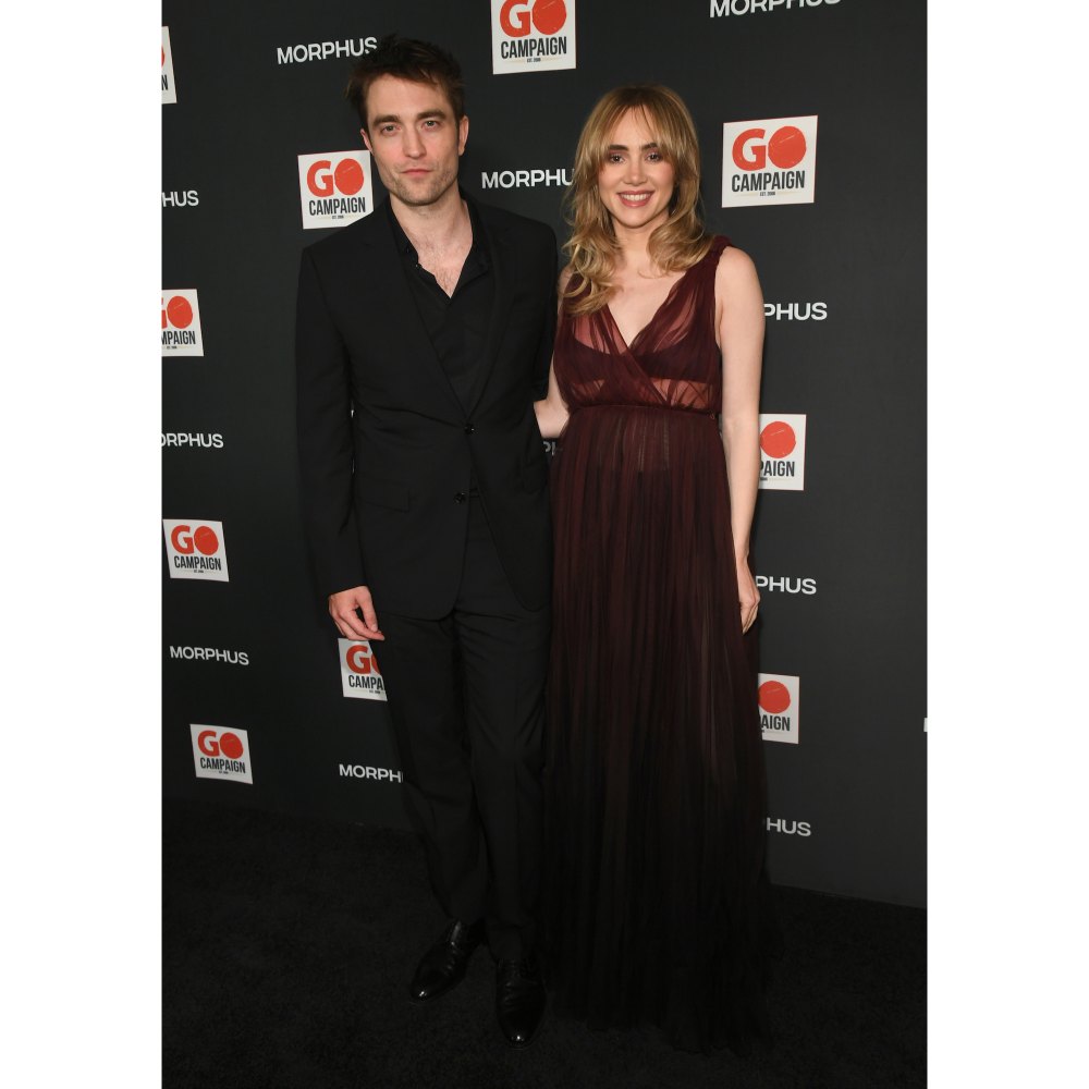 Robert Pattinson and Suki Waterhouse Make Rare Red Carpet Appearance Together at GO Campaign Gala
