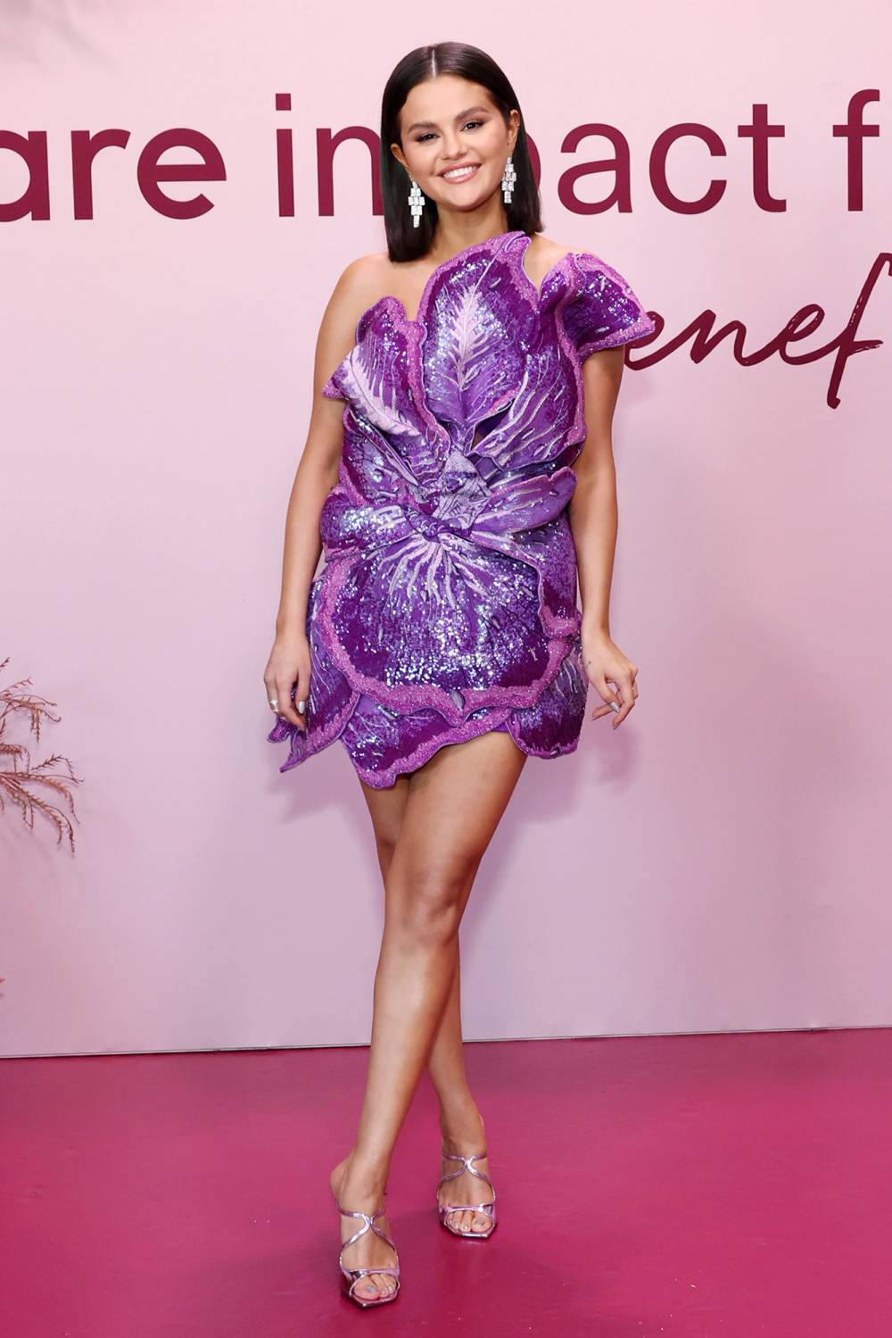 Selena Gomez Hosts 1st Rare Impact Fund Benefit Red Carpet Fashion