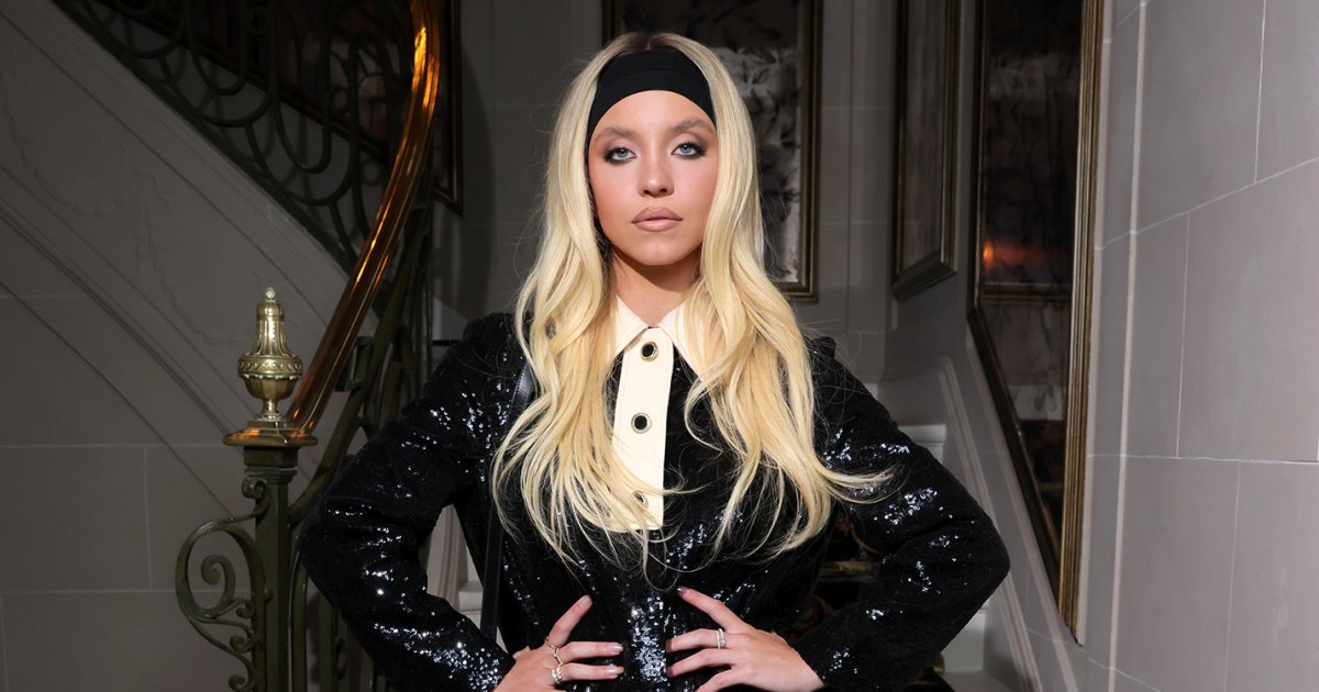 Sydney Sweeney Stuns In Black Sequins at Miu Miu Dinner Party During Paris Fashion Week Feature