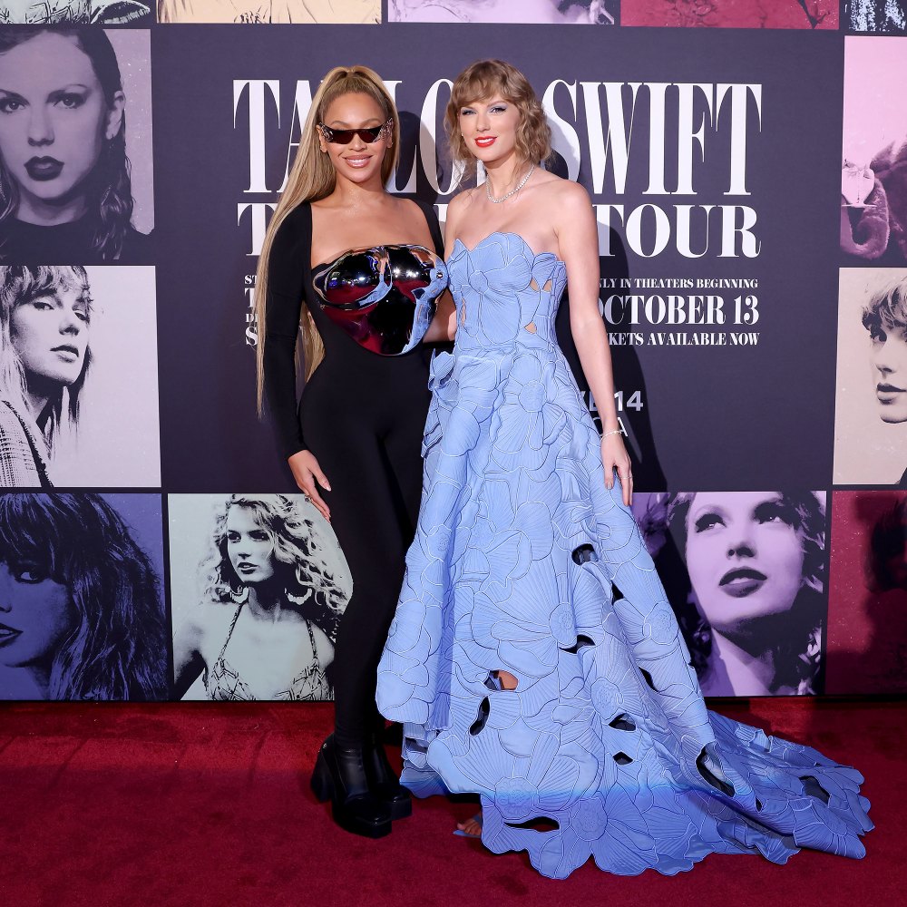 Taylor Swift and Beyonce Squash Rivalry Rumors at Eras Tour Movie Premiere