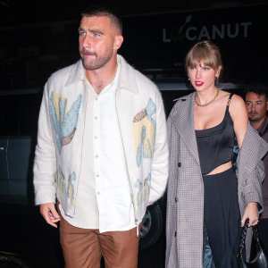 Taylor Swift and Travis Kelce Hold Hands After Surprise ‘Saturday Night Live’ Cameos