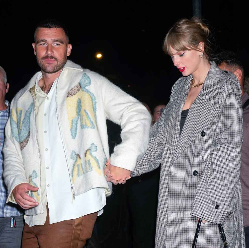 Taylor Swift and Travis Kelce Hold Hands After Surprise &lsquo;Saturday Night Live&rsquo; Cameos