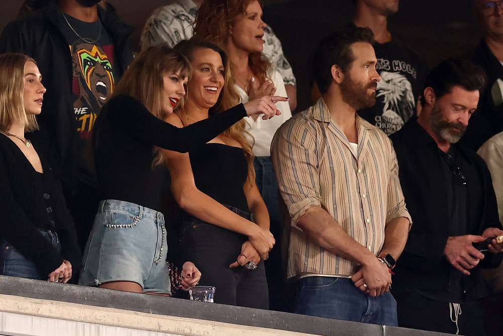 Taylor Swift, Blake Lively, Ryan Reynolds attend Travis Kelce game