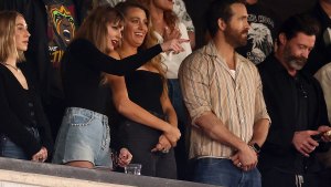 Taylor Swift at Chiefs Game with Blake Lively and Ryan Reynolds