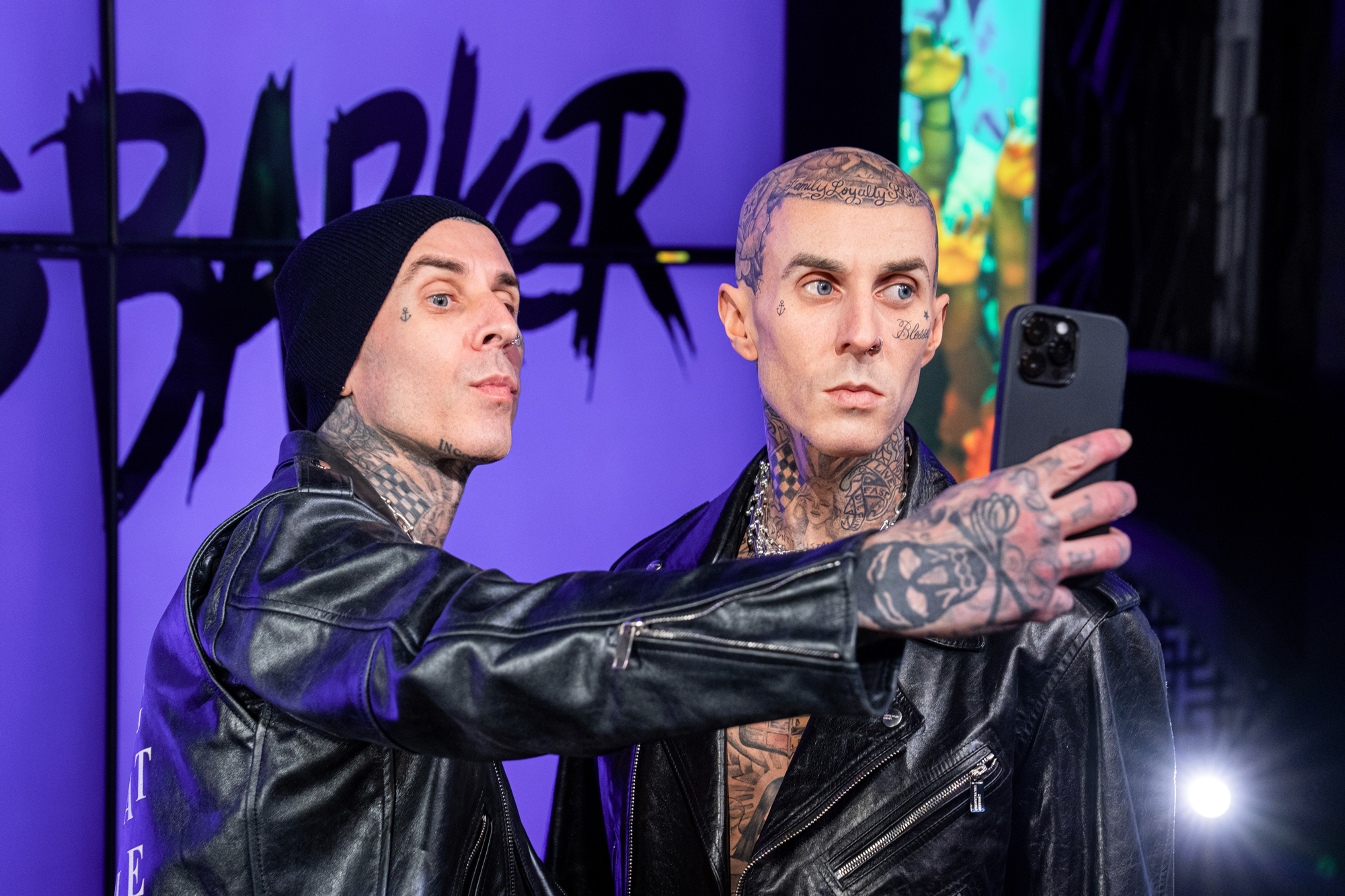 Kourtney Kardashian Reacts to Jaw-Droppingly Lifelike Wax Figure via FaceTime with Travis Barker