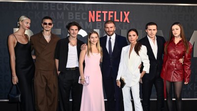 Victoria and David Beckham Walk Documentary Red Carpet With Their Kids