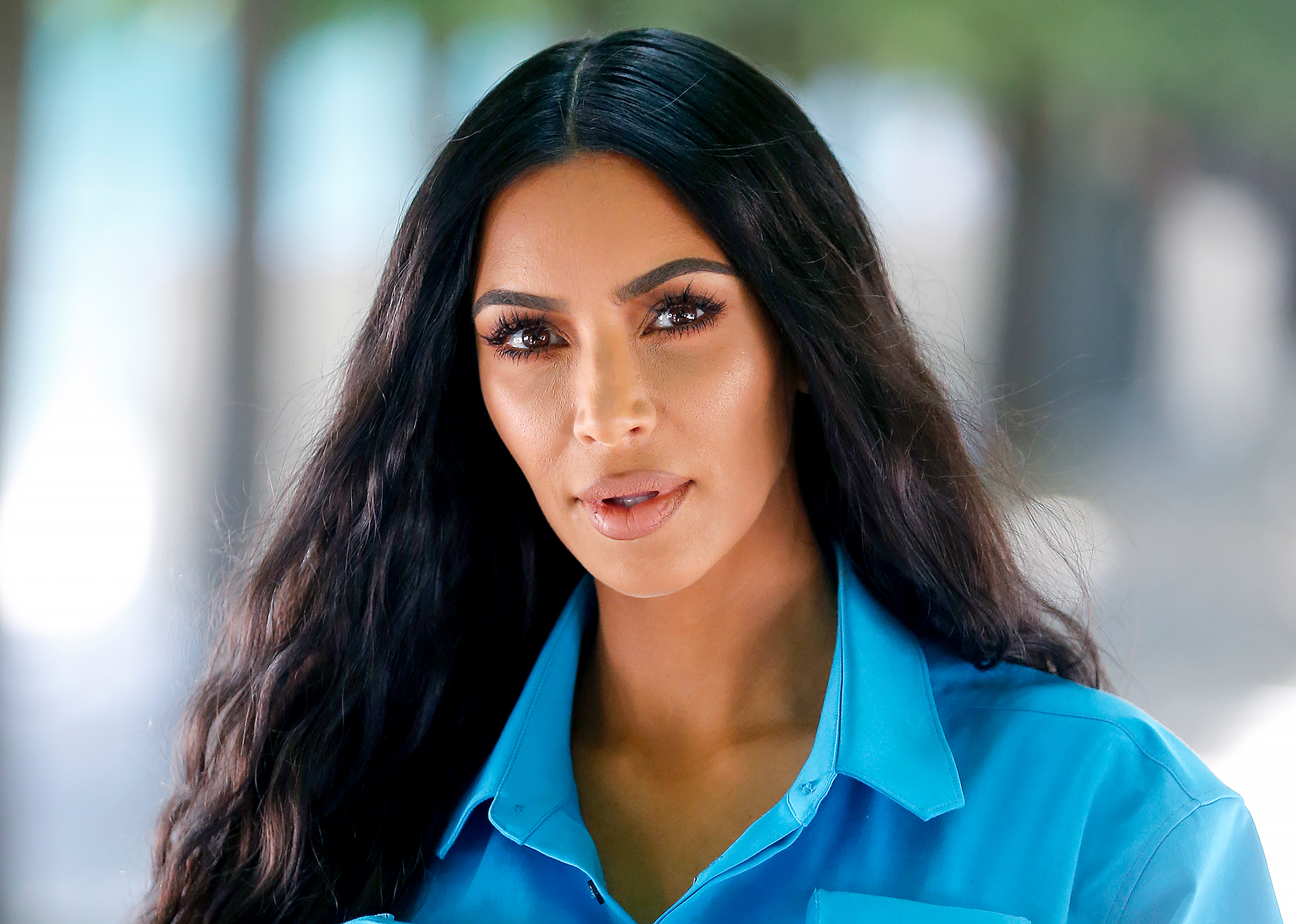 Why Kim Kardashian Says Long Nails Are the ‘Best Thing You Can Do’ for Your Acne