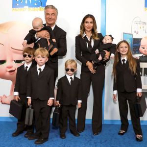 Alec Baldwin and Wife Hilaria Baldwin Bring Their 7 Kids to Hamptons Film Festival