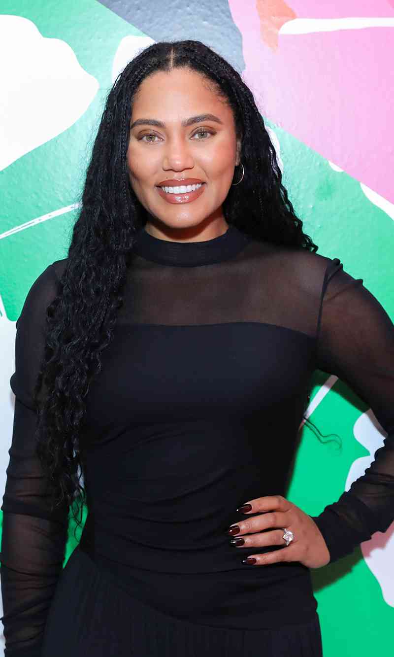 ayesha curry green dress Ayesha Curry Stuns in Gold Coverup Look to Celebrate 33rd Birthday