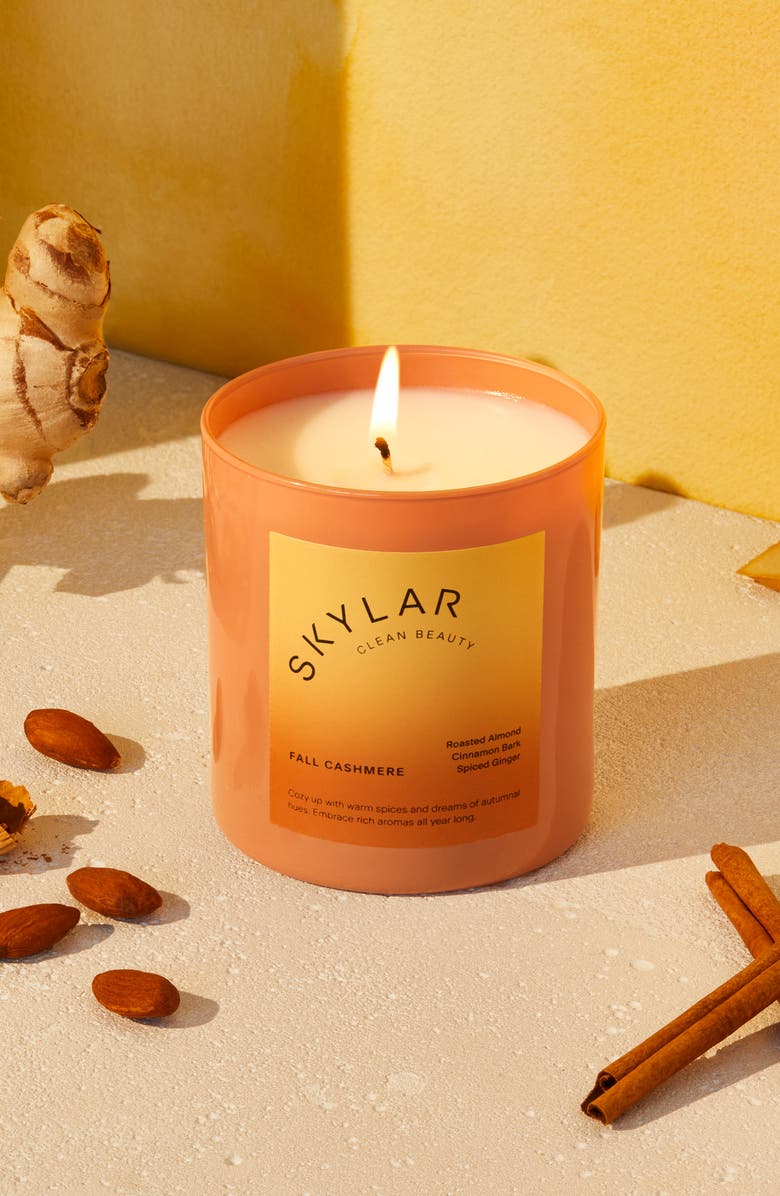 fall cashmere candle