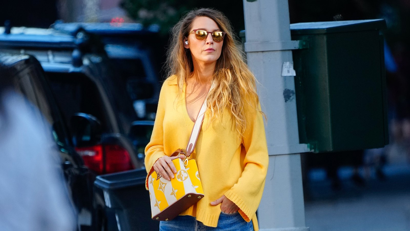 blake-lively-yellow-polo-sweater