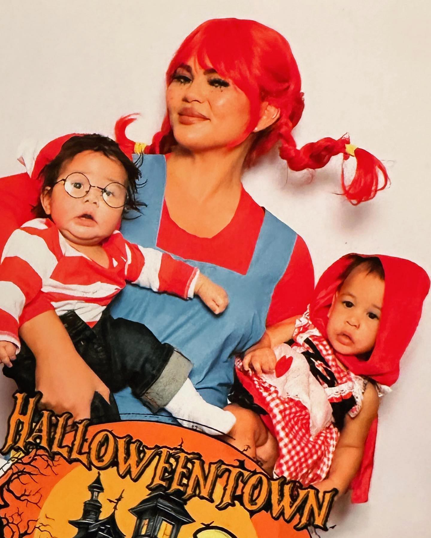 Chrissy Teigen and John Legend's Family Halloween Journey: Unveiling Their Children's Memorable Costumes Throughout the Years