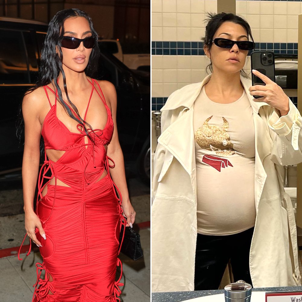 Kim Kardashian Reveals Pregnant Sister Kourtney Missed 43rd Birthday Party Because of Bed Rest