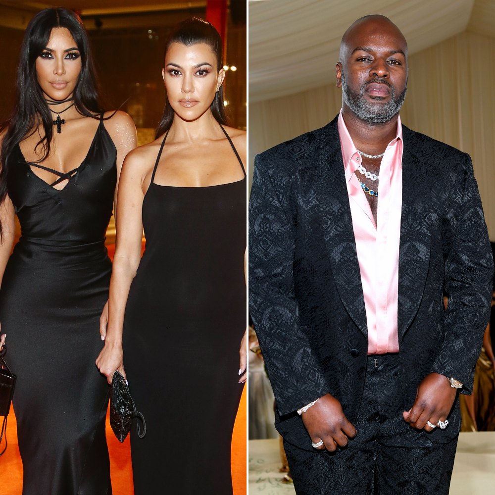 Kim and Kourtney Kardashian Celebrate Corey Gamble's Dolce & Gabbana Collaboration Post-Feud