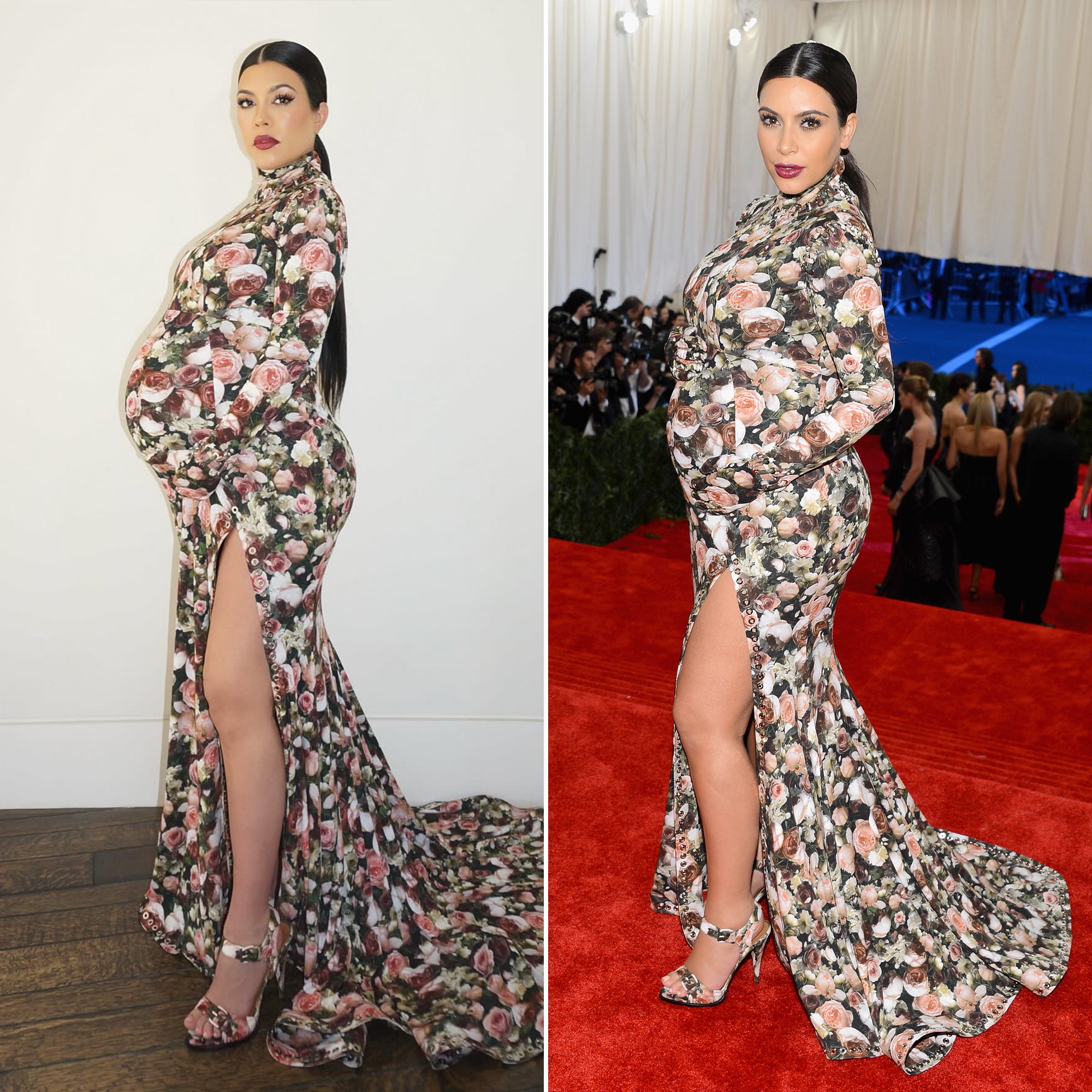 Kim Kardashian finally gives in to maternity style - but where is
