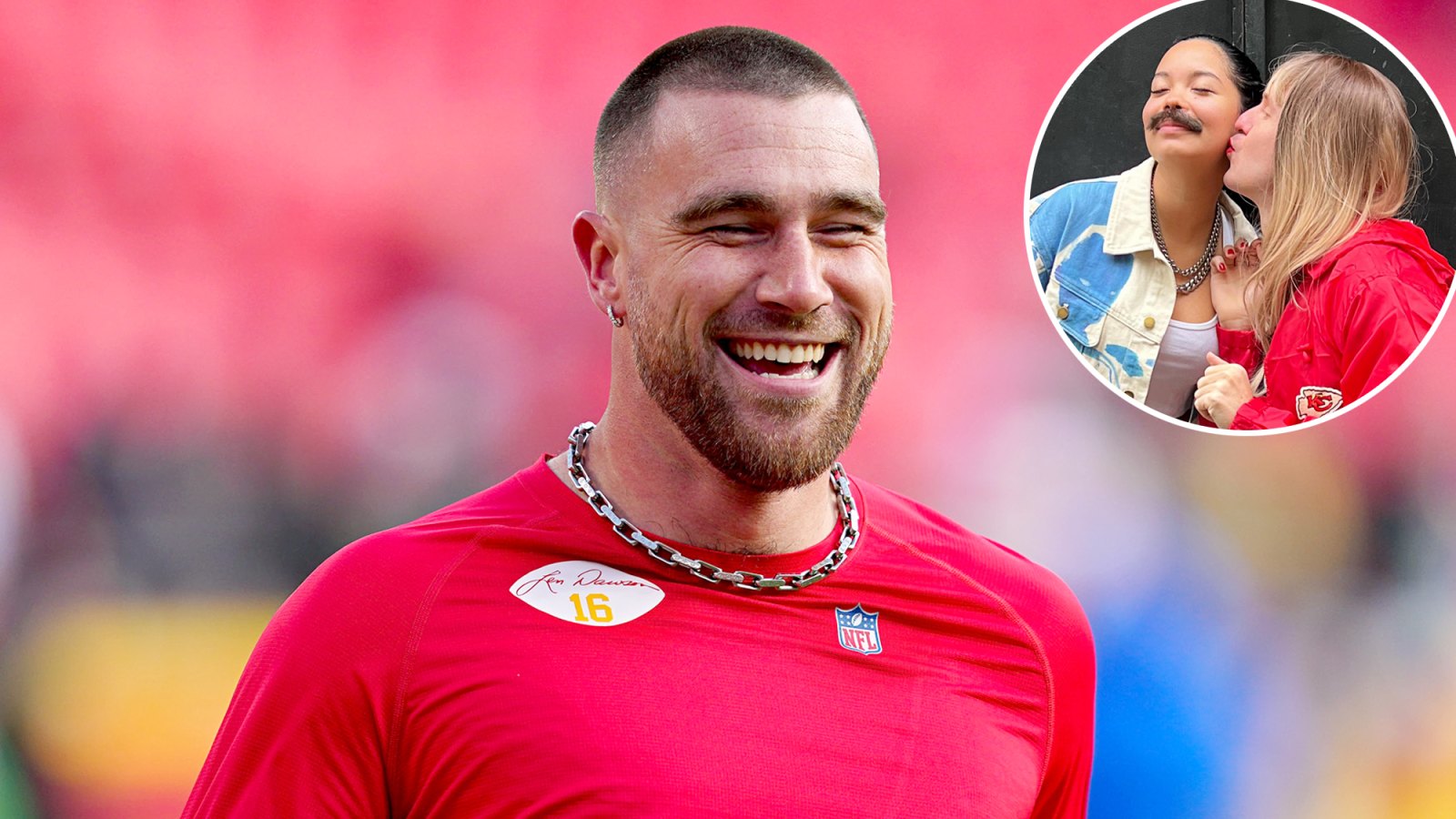 Travis Kelce Reacts to Designer KidSuper's Travis and Taylor Swift Couples Costume