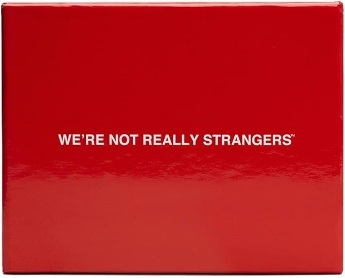 We're Not Really Strangers card game