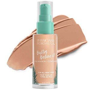 Best for Sensitive Skin: Physicians Formula Butter Believe It! Foundation + Concealer