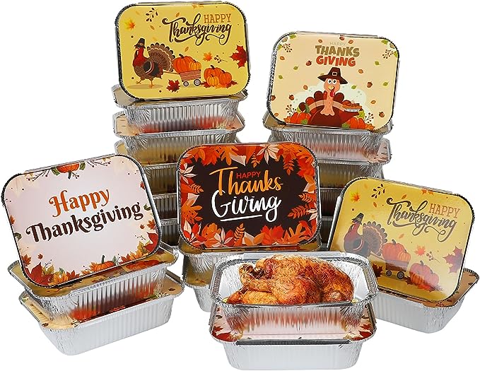 Thanksgiving disposable containers