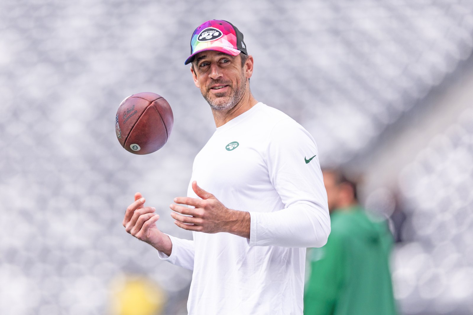 Aaron Rodgers Returns to Jets Practice 2 Months After Achilles Tear ...