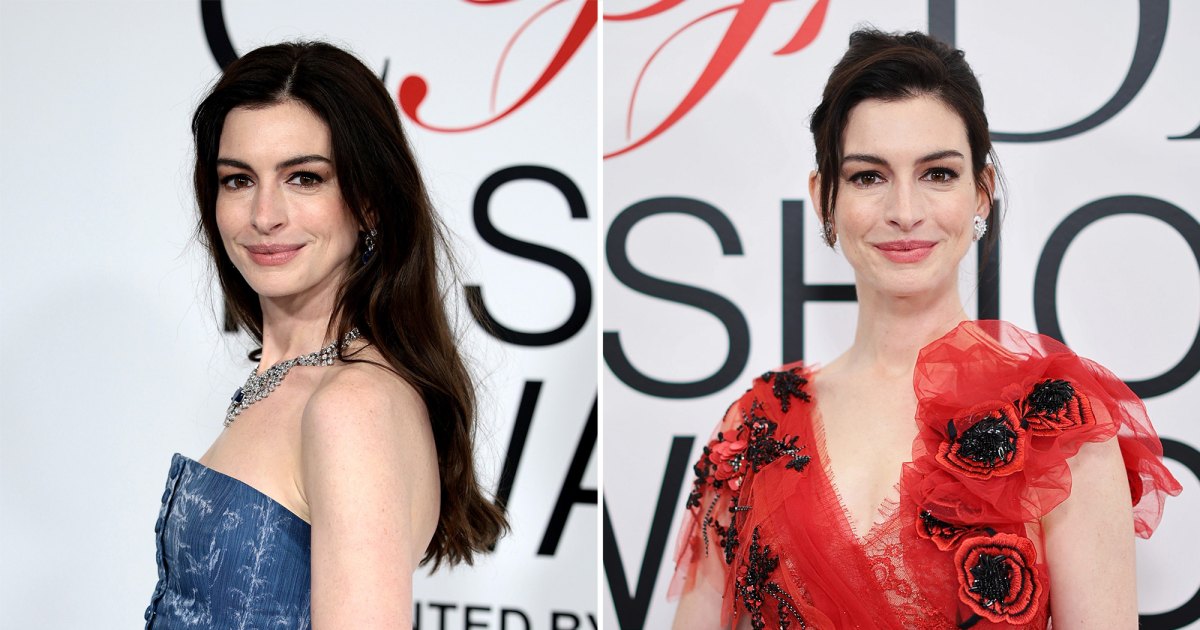 Anne Hathaway Makes a Statement in 2 Different Looks at CFDA Awards Anne Hathaway Makes a Statement in 2 Different Looks at CFDA Awards