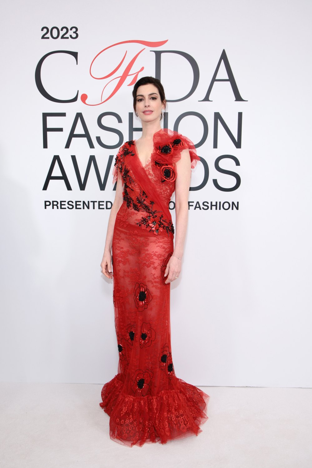 Anne Hathaway wore two dresses to the CFDA Awards