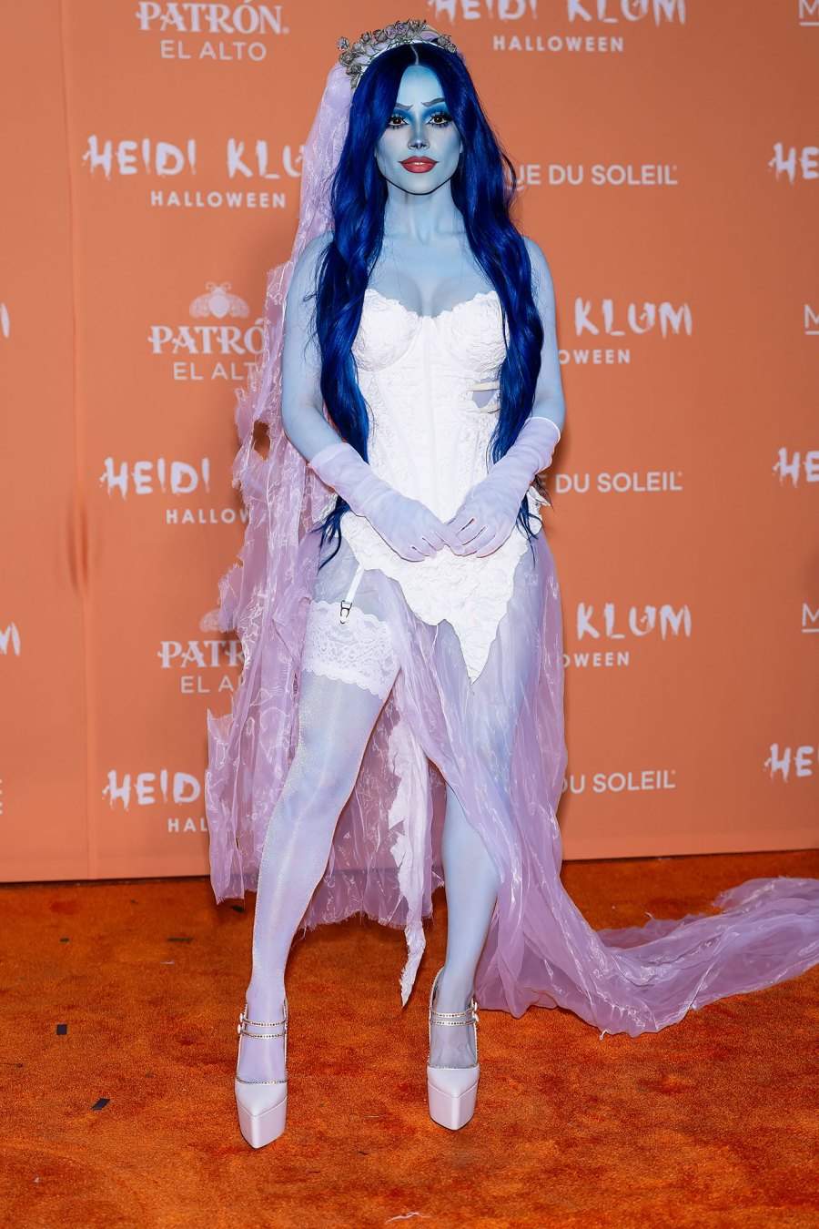 Becky G Inside Heidi Klum Star-Studded Halloween Party in NYC
